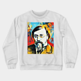 Nikolay Chernyshevsky Abstract Portrait | Nikolay Chernyshevsky Artwork 2 Crewneck Sweatshirt